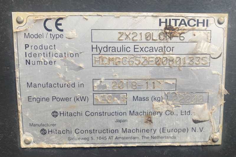 OmecoHub - Immagine HITACHI ZX210LCN-6